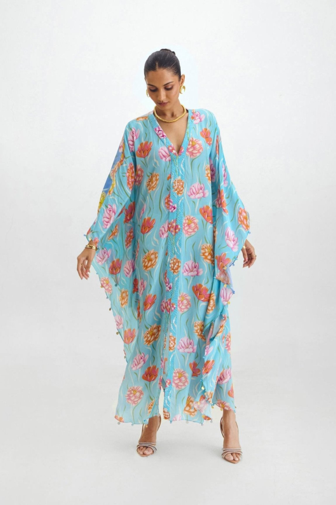 Kaftan Maxi Dress In Ishaia